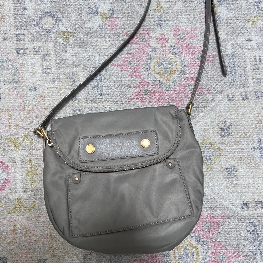 Marc Jacobs Nylon Gray Crossbody Bag